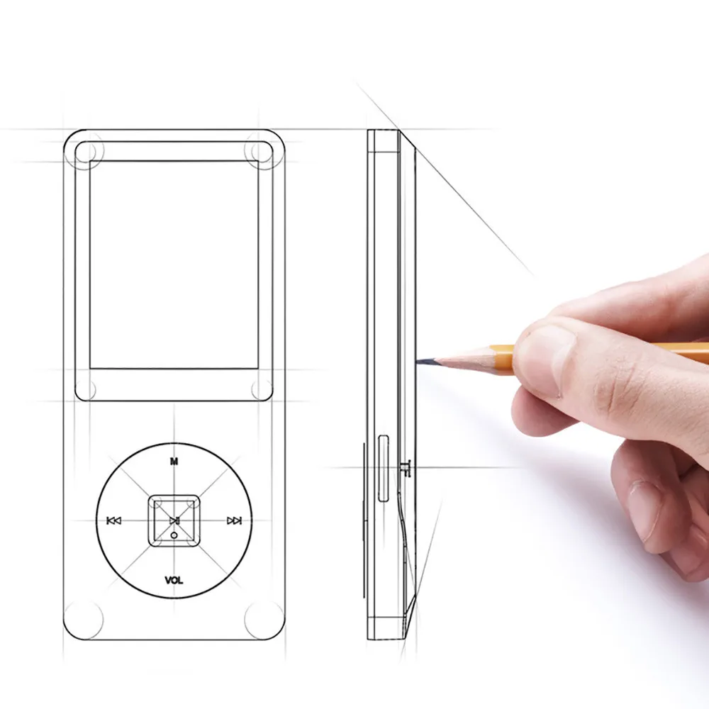 1.8-inch Fashion Frivolous Portable MP3  4 Player 2020 Universal 70 hours Long Time LCD Screen Music Media FM Radio Video Movie