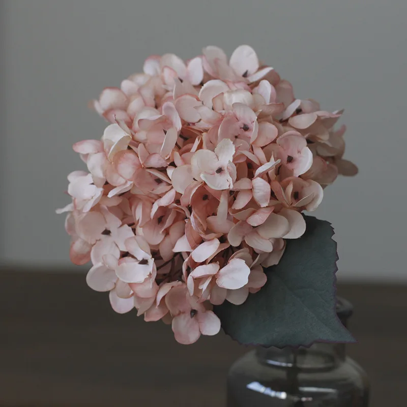 Elegant Retro Autumn Hydrangea Bouquet for Home and Event Decoration