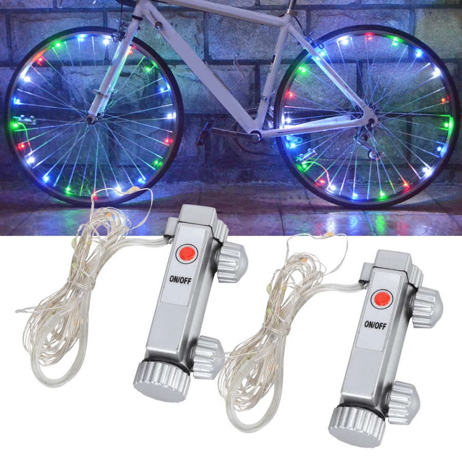 2Pcs Fiets Sprak Licht Led Waterdichte Fiets Wiel Licht Night Riding  Decoratieve Verlichting Fiets Accessoires|Bicycle Light| - AliExpress
