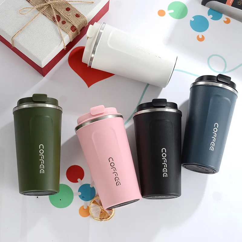 

Soffe Vacuum Flasks 380ml 510ml Capacity Water Bottle 12 Hours Insulation Stainless Steel Portable Home Office Coffee Cup