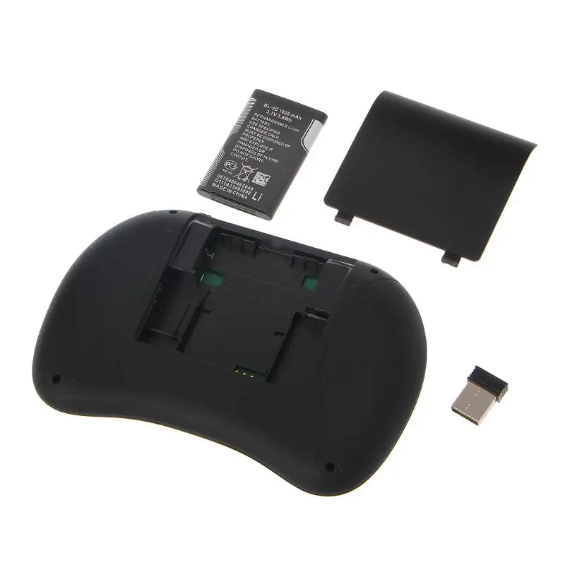 Перезаряжаемая английская 2,4 ГГц Беспроводная i8 Клавиатура Сенсорная панель Fly Air mouse для Android tv PS3