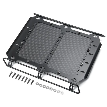 

Metal Luggage Carrier Roof Rack with Carbon Fiber Board for 1/10 RC Crawler Traxxas TRX6 G63 TRX4 G500 Upgrade Parts