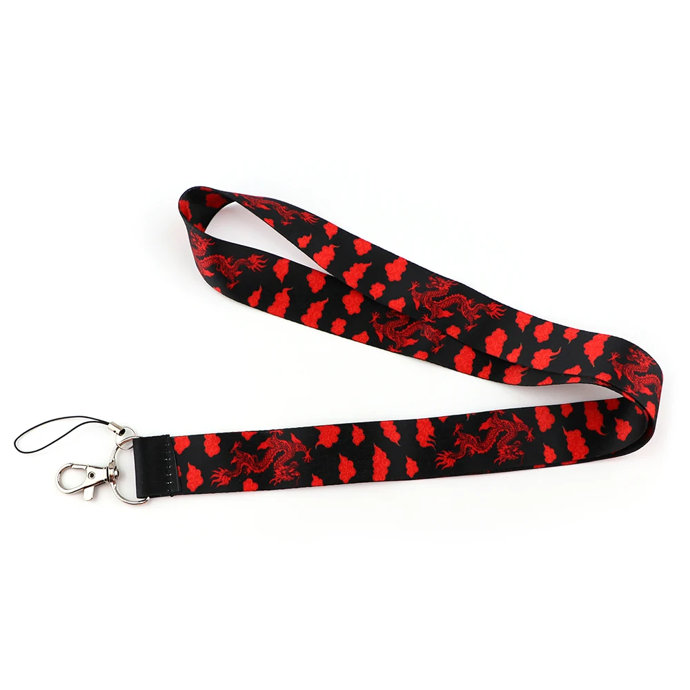 PC3399 Красный китайский дракон Lanyards Id Badge Holder Брелок ID Card Pass Gym Mobile Lanyard Key | Мобильные