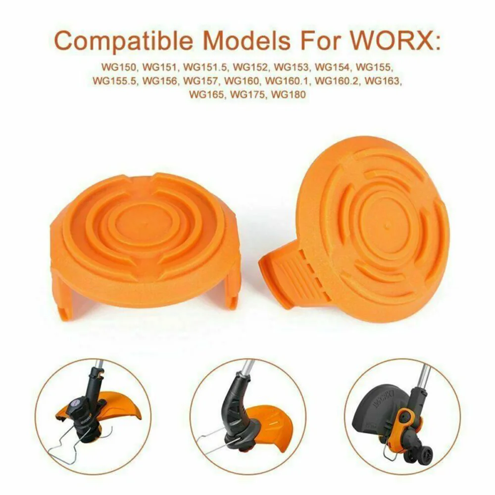 3 шт. крышки катушки WG180 крышка WG184 WG191 запасные аксессуары для WORX WG165 WG175 Садовые
