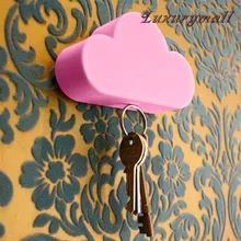 Новинка, креативный держатель для домашнего хранения, белая форма облака, магнитные магниты, держатель для ключей,#25