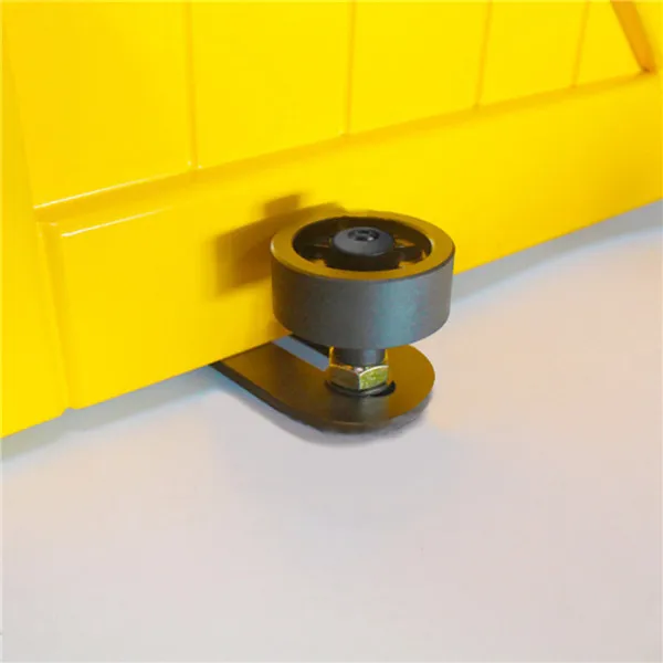 Adjustable Sliding Barn Door Hardware Wall Guide Bottom Floor Roller Guide with Screws Tools Kit