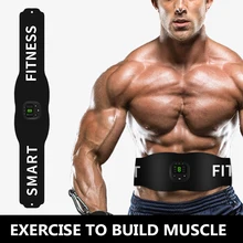 Intelligent LED Digital Display EMS Micro Current Abdominal Muscle Sticker Fitness Belt Home Exercise Muscle Training Device