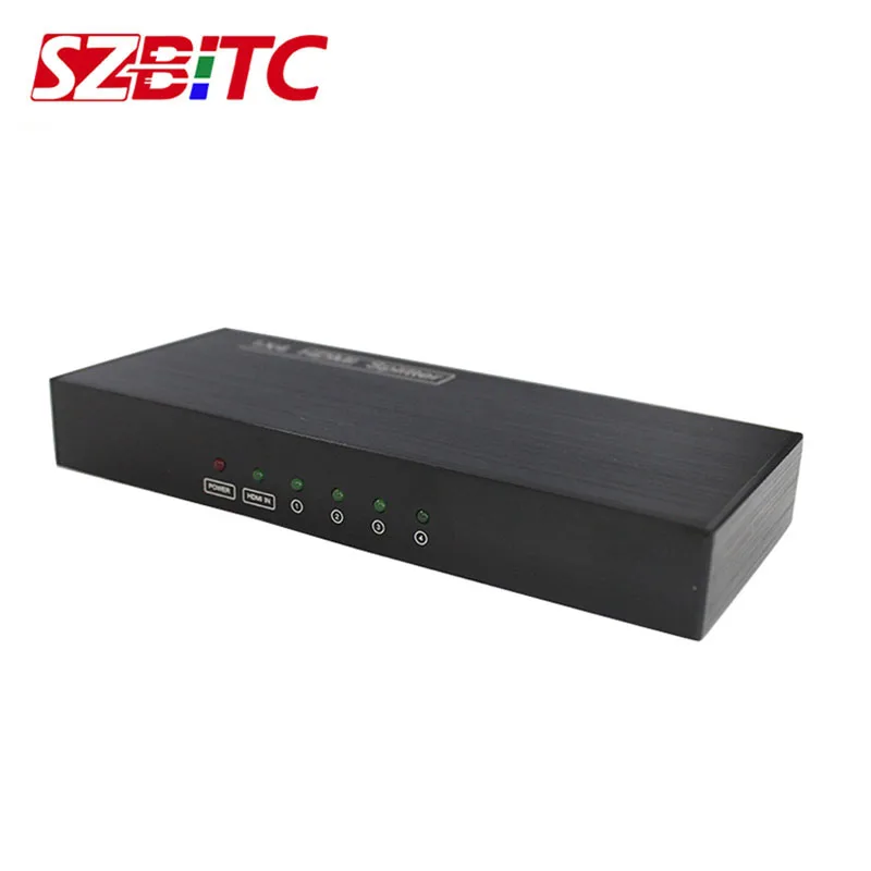 SZBITC 4K HDMI сплиттер 1X4 1x8 1X9 1X12 1X16 ретранслятор усилитель 1 4 v 3D видео распределитель