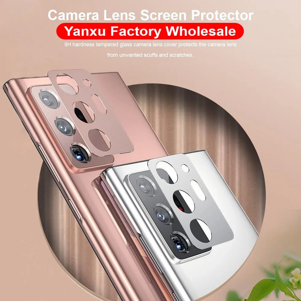 US $278.40 500Pcs Wholesale Camera Lens Protector Tempered Glass For Samsung Note 20 Ultra Metal Rear Lens Protection Ring Case For Note 20