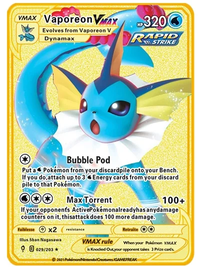 進化した子供向けのポケモンカード おもちゃ ゴールドメタル ストリートゲーム Hp 英語 Kaarten Alizard Pikachu クリスマスプレゼント ゲーム コレクションカード Aliexpress
