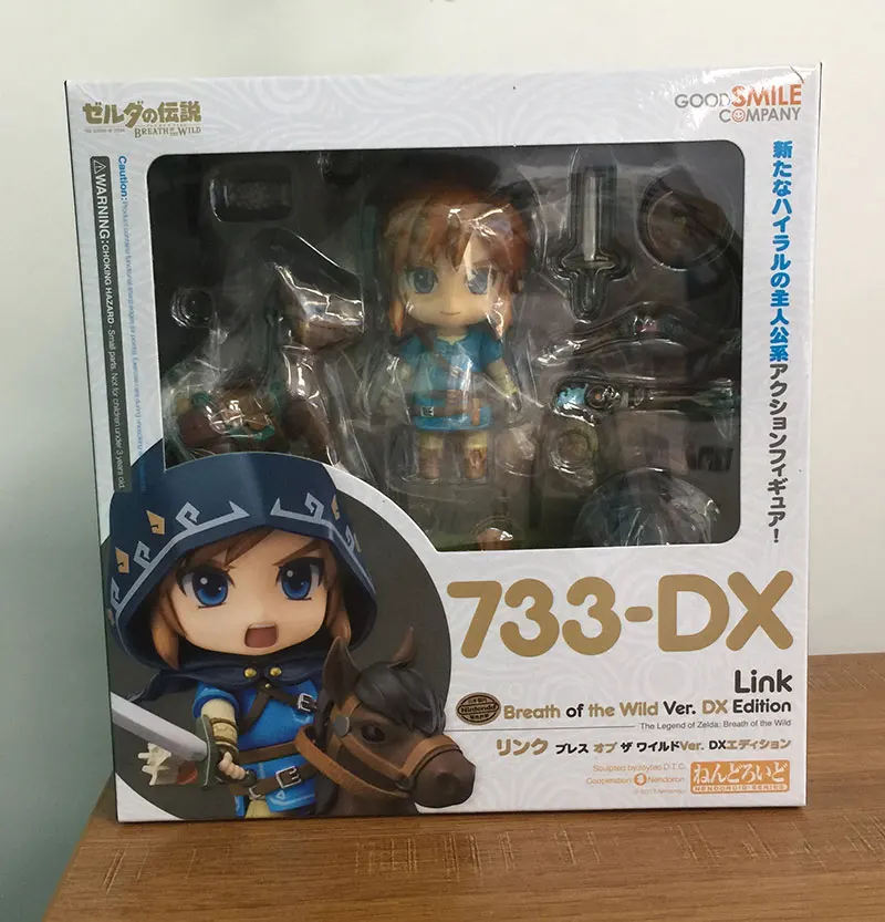 

Action Figure Breath of the Wild Link Cosplay Ver DX Edition Deluxe Version Dolls Toy Legend Of Zelda Movable With box