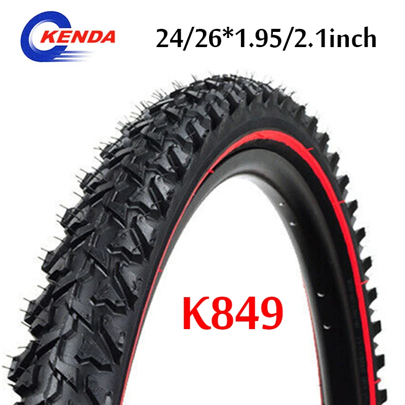 Pair KENDA Bike 24x1.95 inch Cross Country Mountain Bicycle Tyre Clincher 65PSI 