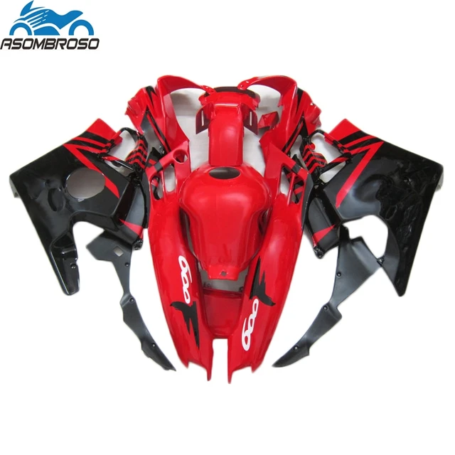 Kit de carenagem, preto, vermelho, para honda cbr600 f2 1991, 1992, 1993, 1994, cbr 600, f2 91, 92, 93, 94, peças de plástico abs, kits, ht32 1