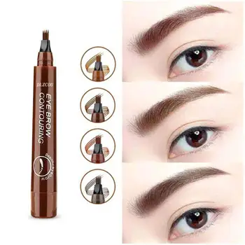 

Four Fork Liquid Eyebrow Pencil Extremely Fine Waterproof Tools And Cosmetics Pencil Sweatproof Long-lasting Eyebrow O3H2