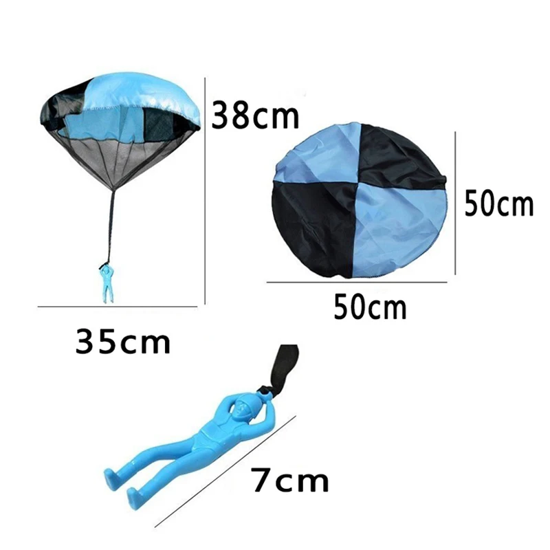 2 шт ручной метательный мини солдат парашют забавная игрушка детская игра под