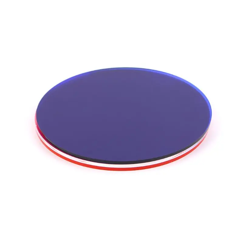 1 шт. доска из оргстекла круглый цветной акриловый лист диаметром 10 см модельная