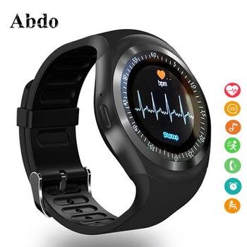 

Y1 plus Bluetooth Smart Watch men women Fitness SmartWatch Android Phone Call GSM Sim Remote Camera Information Sports Pedometer
