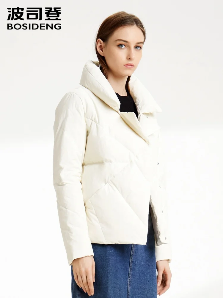 

Bosideng 2019 Women's New OL Style Short Down Jacket Thick Warm Winter Coat B90141502DS