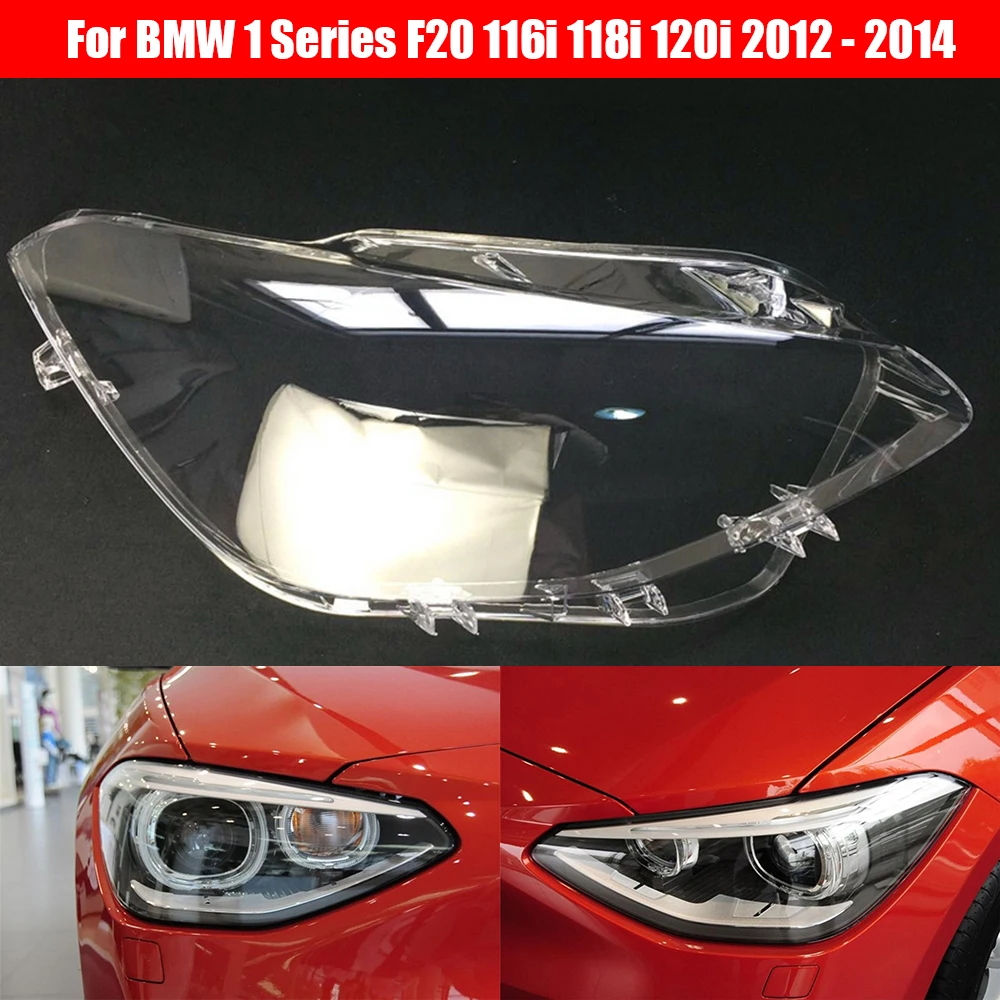 

Car Headlamp Lens For BMW 1 Series F20 116i 118i 120i 2012 2013 2014 Car Headlight Headlamp Lens Auto Shell Cover