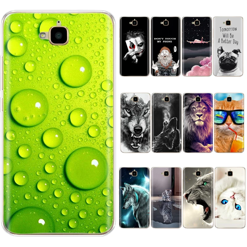 Чехол для Huawei Honor 4C Pro Y6 2015 TIT-L01 TIT-TL00 силиконовый чехол из термопластика мобильного