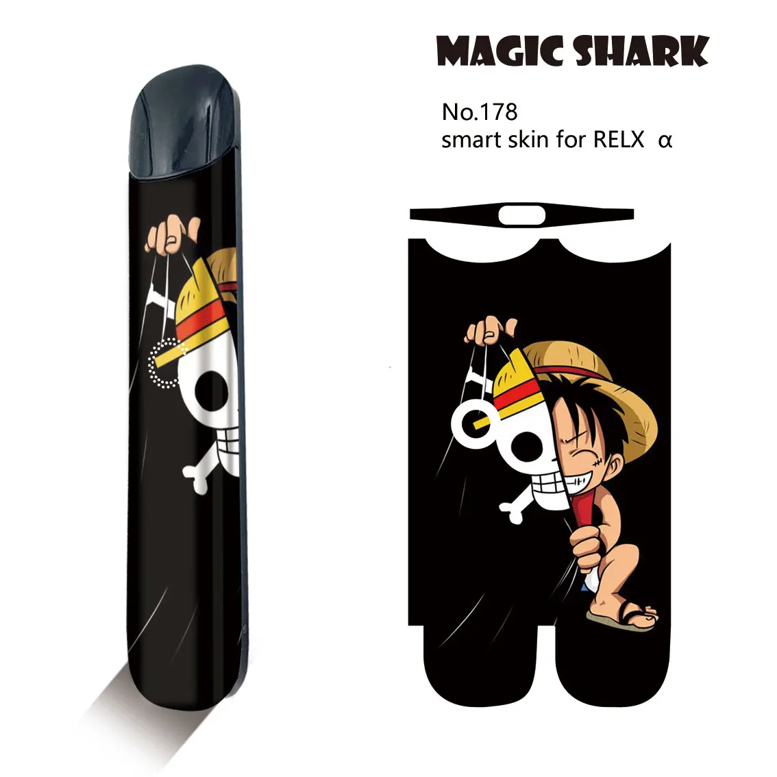 Защитный чехол наклейка Magic Shark розовая змея розовое золото защитная пленка из