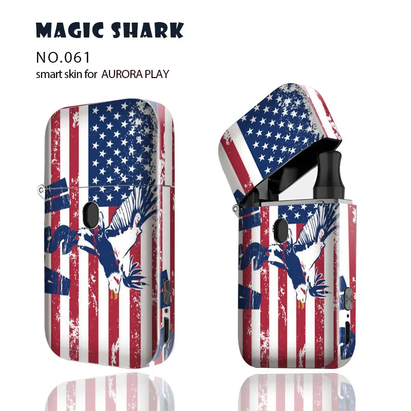 Magic Shark Skull американский флаг США Орел водонепроницаемый чехол пленка наклейка