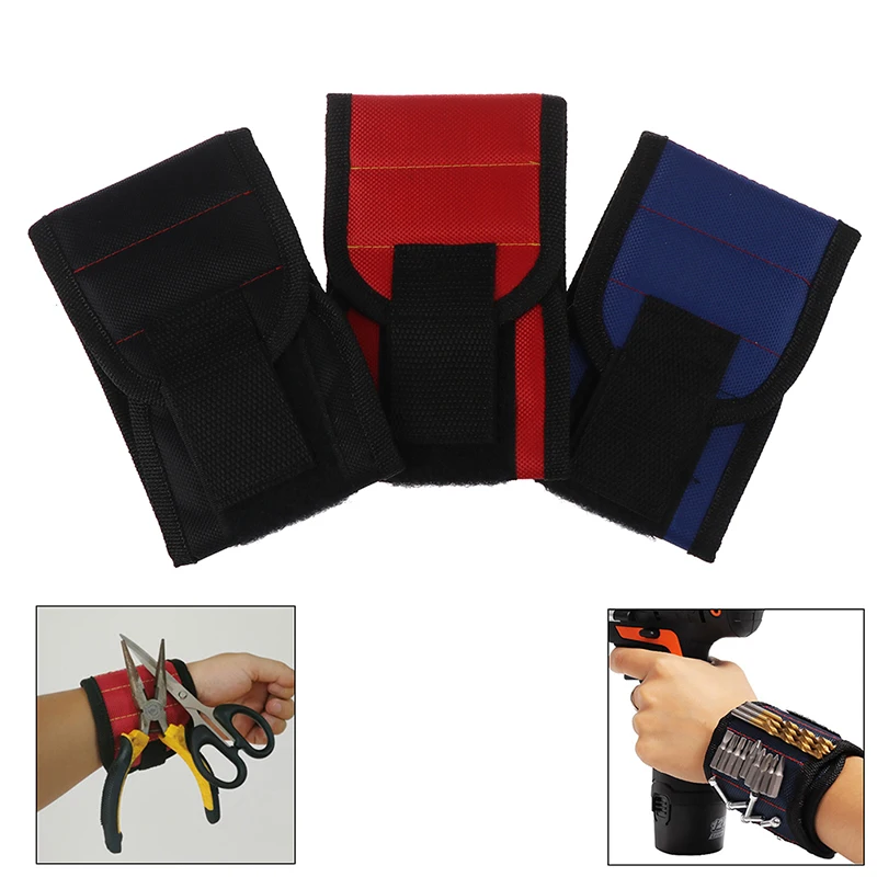 Magnetic Wristband Hand Wraps Tool Bag Electrician Wrist Screws Holder Bracelet Tool Random Color tool bag,tool bags,magnetic wristband