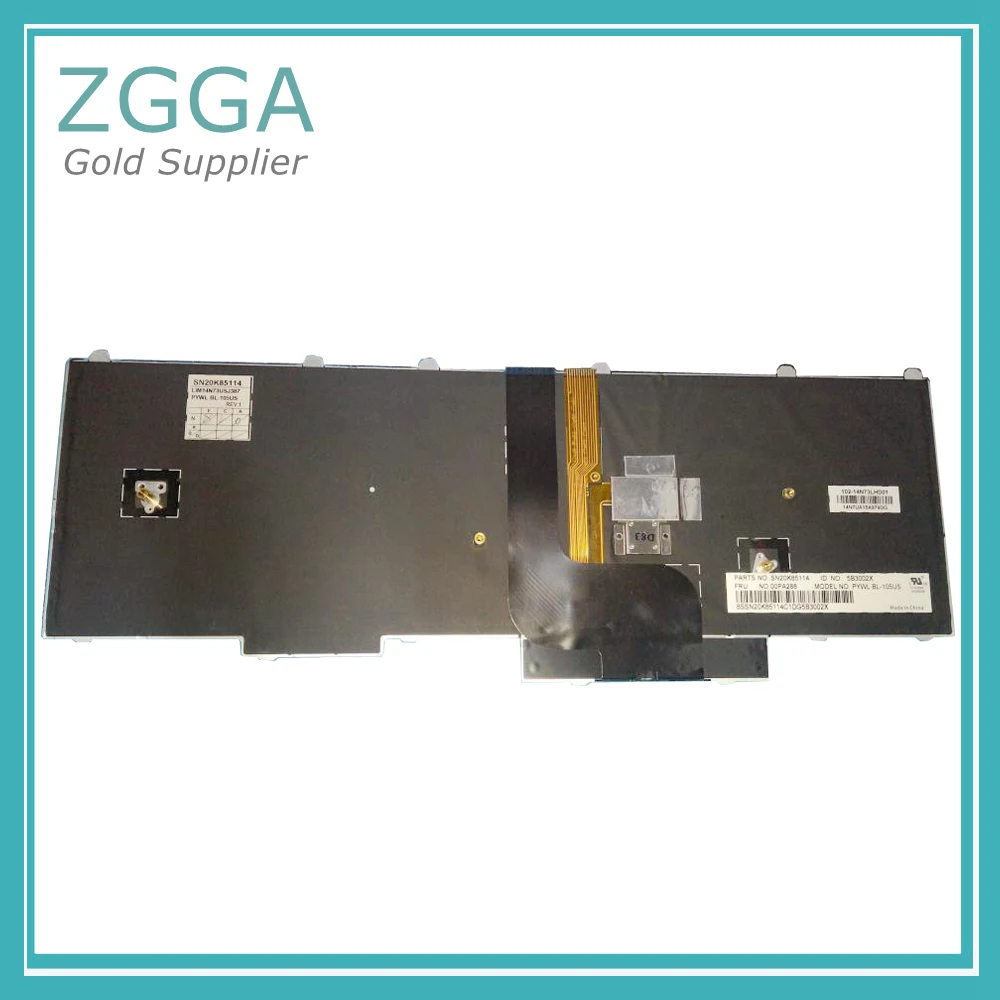 Подлинный для lenovo Thinkpad P70 P50 английская клавиатура с подсветкой R& L ключи 00PA288 00PA370 без подсветки 00PA247 00PA329