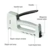 WORKPRO Light Duty Nail Gun Manual Staple Gun Furniture Nailer Plastic Stapler with 800 Staples 6mm/8mm/10mm and Staple Remover 2