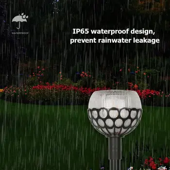 

Light Control Solar 96LED Lawn Lamp Outdoor Waterproof Garden Yard Pathway Light ABS Excellent Low Temperature Resistance
