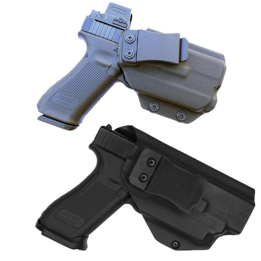 Concealment Internal Kydex Holster Glock 17 19 22 23 25 31 45 Gen 5 with Olight PL Mini 2 Valkyrie Concealed Carry Case Belt | Спорт и