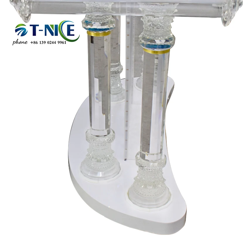 Рисунок 6 - AKLIKE белая глянцевая стеклянная кафедра для подиума