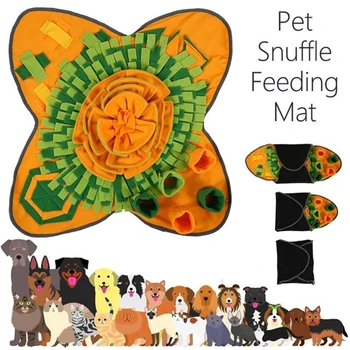 

Pet Dog Snuffle Mat Pet Sniffing Training Blanket Detachable Fleece Pads Dog Mat Relieve Stress Nosework Puzzle Toy Pet Nose Pad