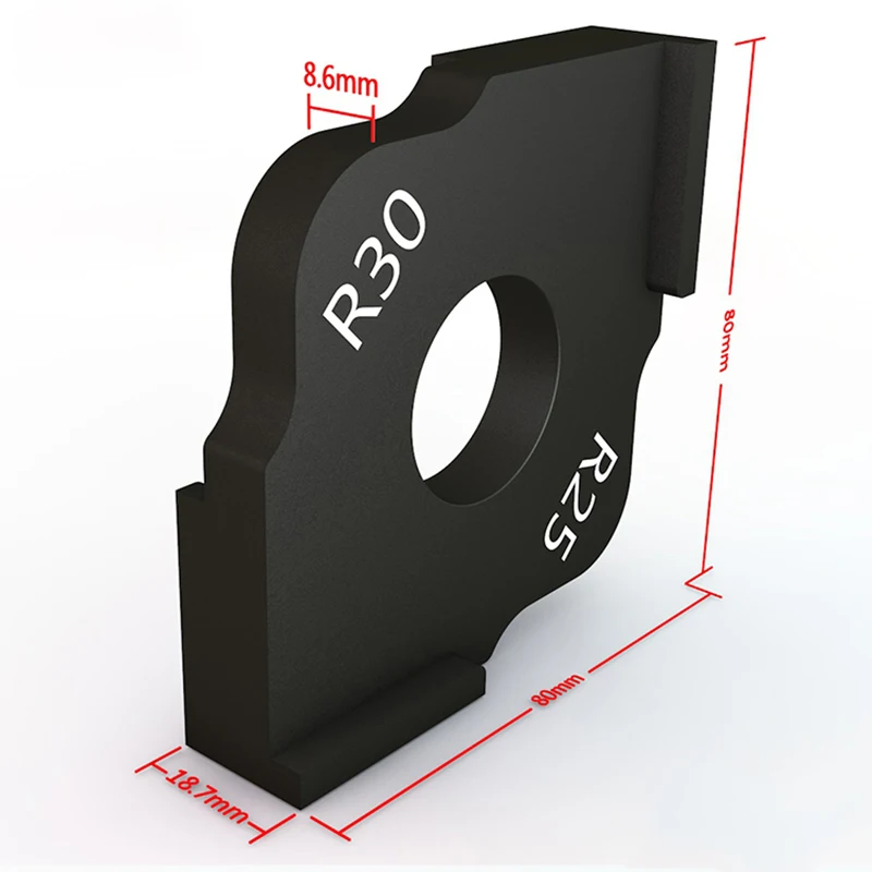 Trimming Machine Engraving Machine Round Corner R Angle Round Arc Woodworking Semicircle Quick Positioning Template Tools