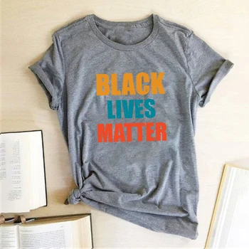 

Black Lives Matter Printed T-shirts Women T Shirt Summer Tshirt Women Casual O Neck Harajuku Top Tee Shirt Femme Camisetas Mujer