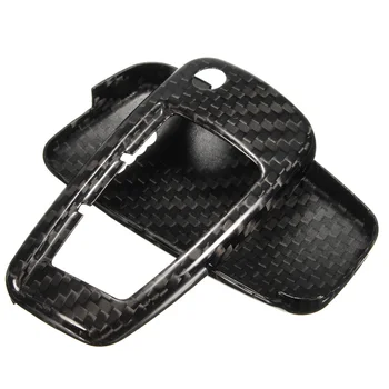 

1 set Carbon Fiber Car Remote Key Cover Holder Case Skin Shell 3 BTN with gift box For Audi A1 A3 A4