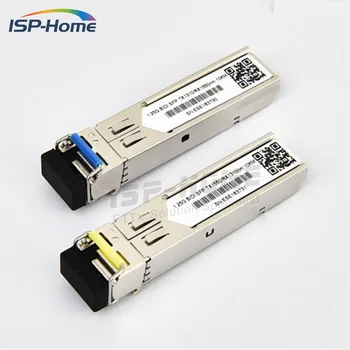 

Free Shipping 1Pair Compatible 1000BASE-BX BiDi SFP 1310nmTX/1550nmRX and 1550nmTX/1310nmRX 10km LC Simplex SMF DDMI Transceiver