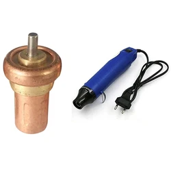 Thermostat VMC, température d'ouverture du noyau de la vanne 71 degrés C et pistolet à air chaud 220V, 1 pièce 