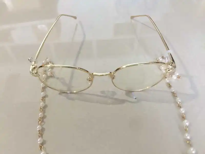 Стиль жемчужный шнурок для очков ожерелье солнцезащитные очки близорукость Пресбиопия анти-потеря анти-офф очки шнур глаза ремешок