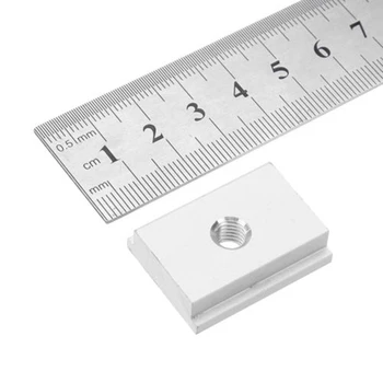 

10 Pcs M6 Slot Slide For T-track 30/45 Type Silver Aluminum Fastener Tool Parts