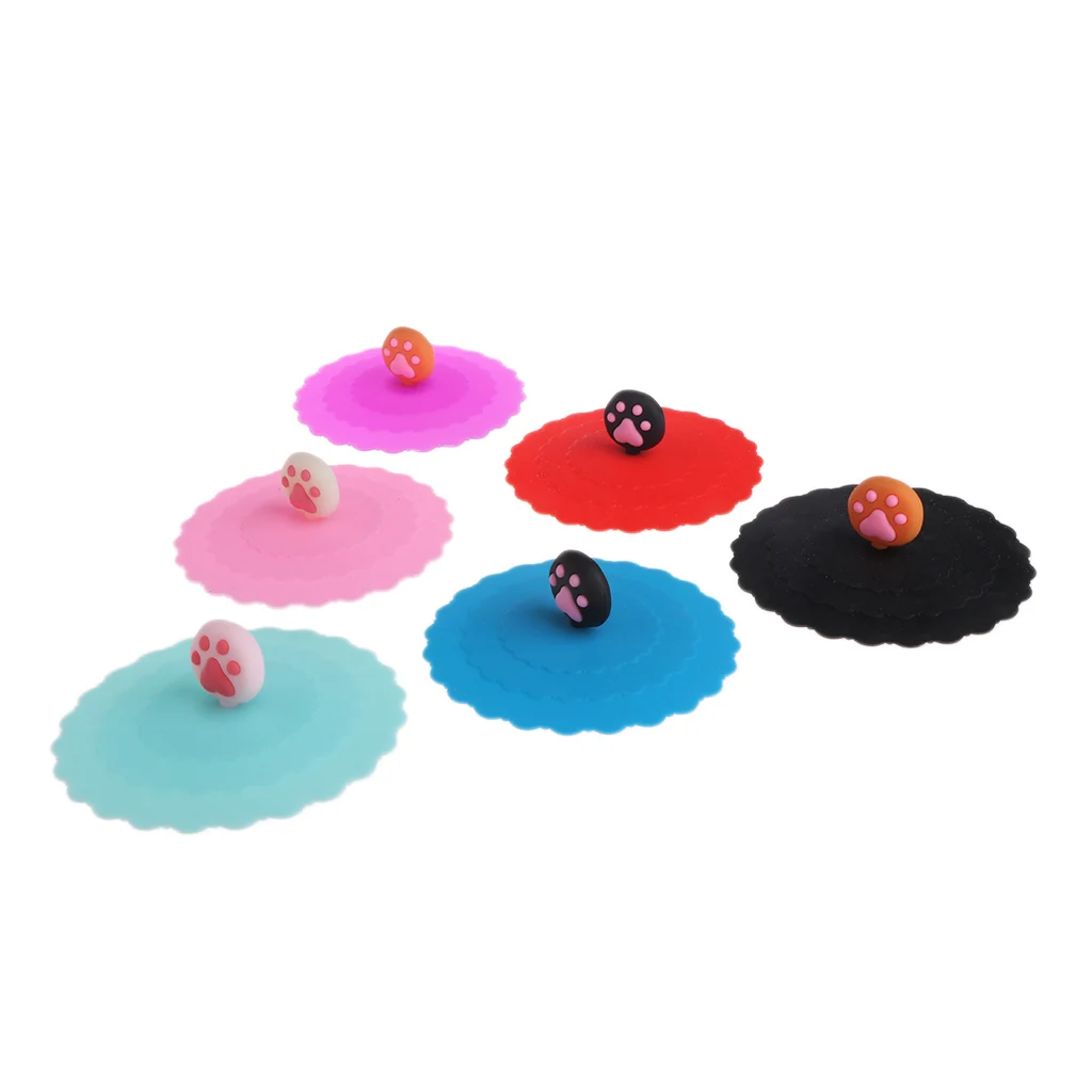 

Pet Food Can Cover Silicone Storage Cap Fresh Lid Dog Cat Reusable Color Random Drop Ship Support