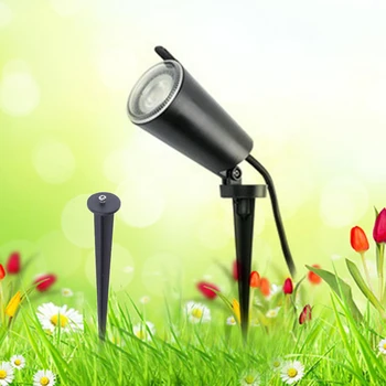 

Floodlights Parts Die-casting Aluminum Stake Rustproof Long Replacement Accessories Stand Outdoor Lighting Ground Spike Garden