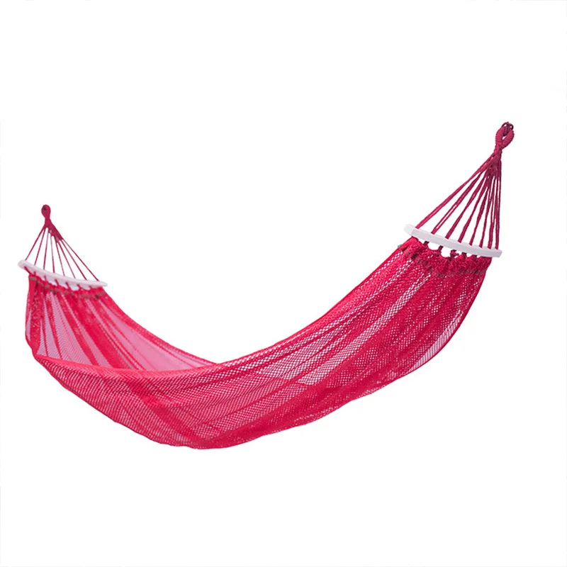 Bend Swing Hammock Bending Stick Ice Silk Outdoor Camping Anti-Rolling Hammock Simple Casual Fashion Suitable For Excursion