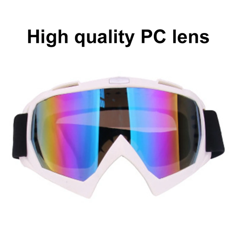 Colorful Lens Clear Motorbike Eye Protection Riding Eyewear Windproof Helmet Sunglasses Universal