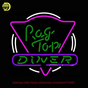 

Rogtop diner Neon Sign For Room neon light Custom Arcade Glass Neon Light Sign Beer Bar Glass Tubes Sexy Lamp Leopard Neon