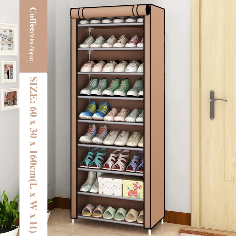 Simple Dustproof Shoe Cabinet Nonwoven Home Dorm Assembled Shoe Storage Organizer Enteryway Zipper Closure Shoe Rack Shoe Shelf Simple Dustproof Shoe Cabinet Nonwoven Home Dorm Assembled Shoe Storage Organizer Enteryway Zipper Closure Shoe Rack Shoe Shelf