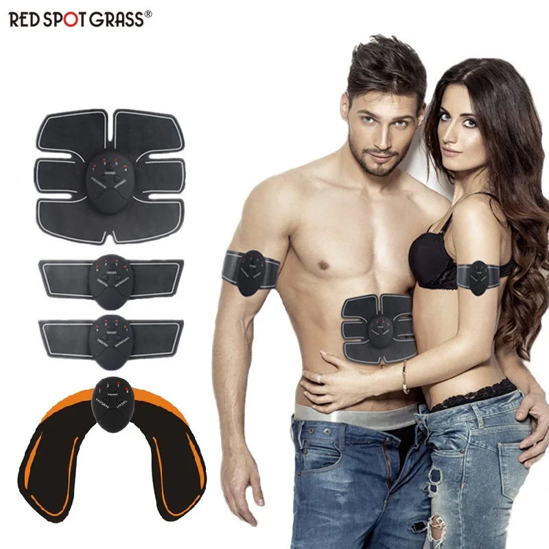 

EMS Muscle Stimulator Trainer Smart Fitness Abdominal Training Electric Weight Loss Stickers Slimming Belt Smart ABS Unisex