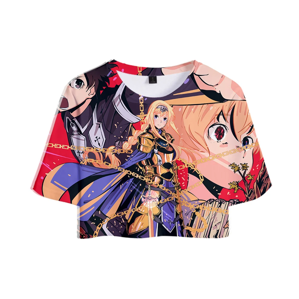 Sword Art Online: Alicization Print Midriff-baring T-shirt Sexy Women
Fashion Popular Casual Soft Short Sleeve T-shirt Hot Sale Sword Art Online: Alicization Print Midriff-baring T-shirt Sexy Women
Fashion Popular Casual Soft Short Sleeve T-shirt Hot Sale