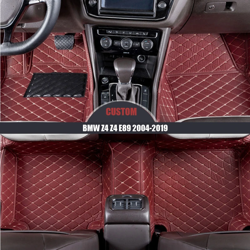 Custom Leather Car Floor Mats For Bmw Z4 Z4 E89 2004 2014 2015 2016 2017 2018 2019 Auto Carpet Car Accessories Car Styling Floor Mats Aliexpress [ 800 x 800 Pixel ]