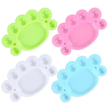 

1 PC Transparent Pigment Palette 15 Grids Plum blossom Plastic Palette Multi-function Oil Watercolor Painting Art Supplies